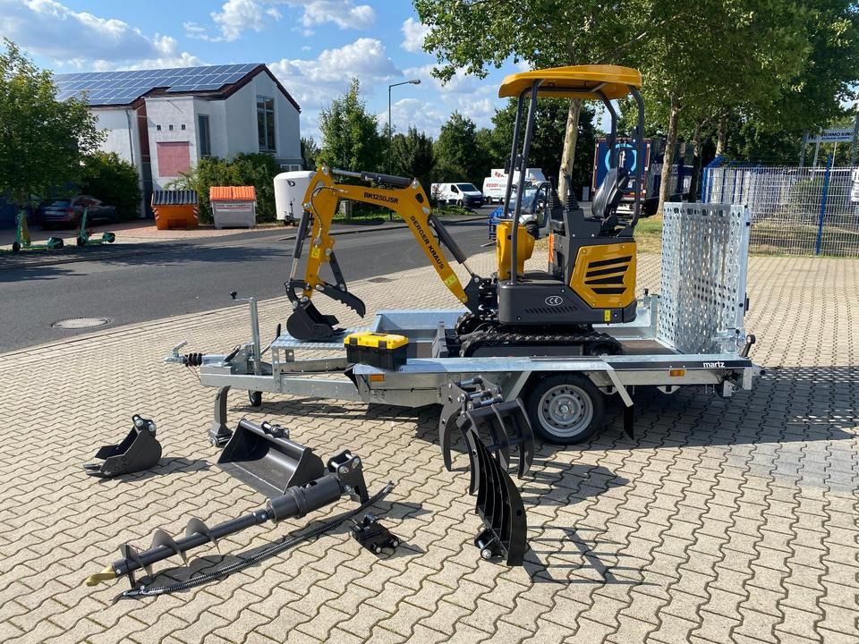 Mini-pelle Berger Kraus BK1250JSR Mini-pelle Berger Kraus BK1250JSR