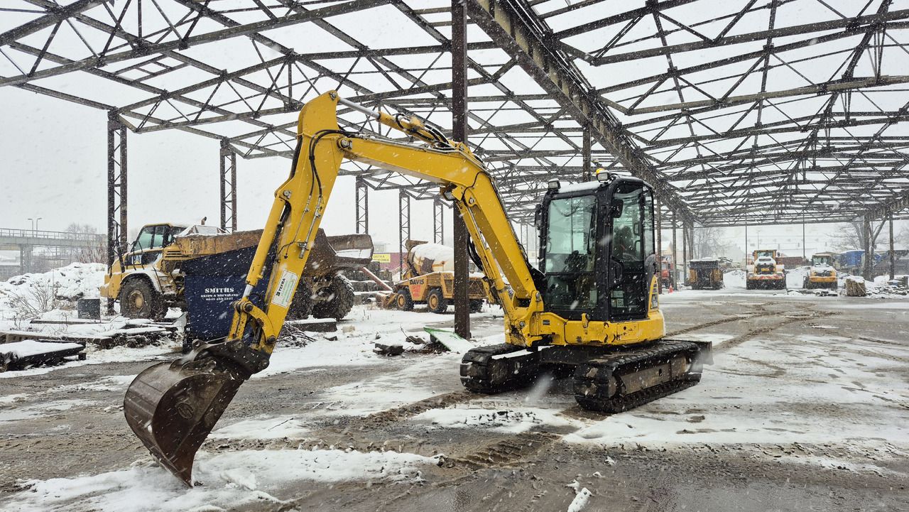 2020 Komatsu PC55MR-5 mini excavator, side profile view 2020 Komatsu PC55MR-5 mini excavator, side profile view