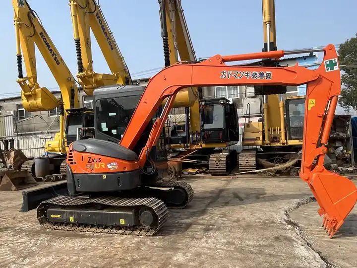 2020 Hitachi ZX50 crawler excavator, side profile view 2020 Hitachi ZX50 crawler excavator, side profile view