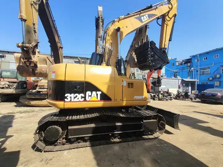 2016 Caterpillar 312C crawler excavator, side profile view 2016 Caterpillar 312C crawler excavator, side profile view