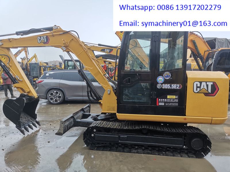 2023 Caterpillar 305.5E2 crawler excavator side view