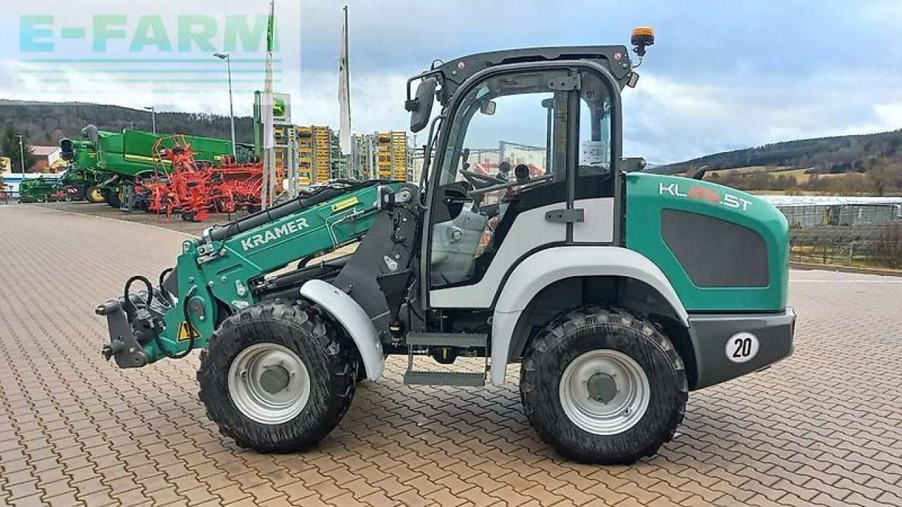 2024 Kramer KL255T mini excavator, side view