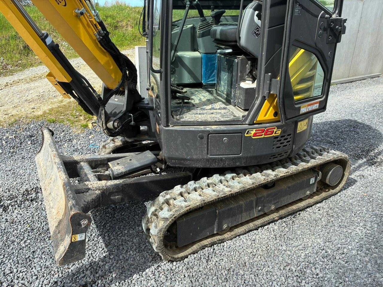 2021 New Holland E26C mini excavator cab and track view