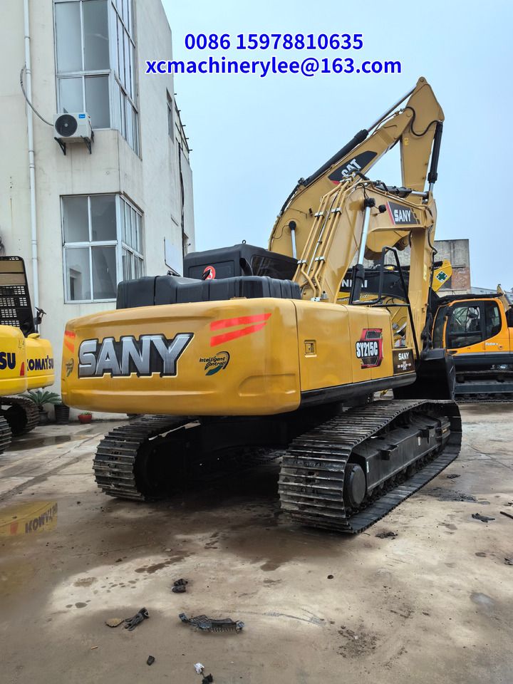 2024 Sany SY215C crawler excavator, rear three-quarter view 2024 Sany SY215C crawler excavator, rear three-quarter view
