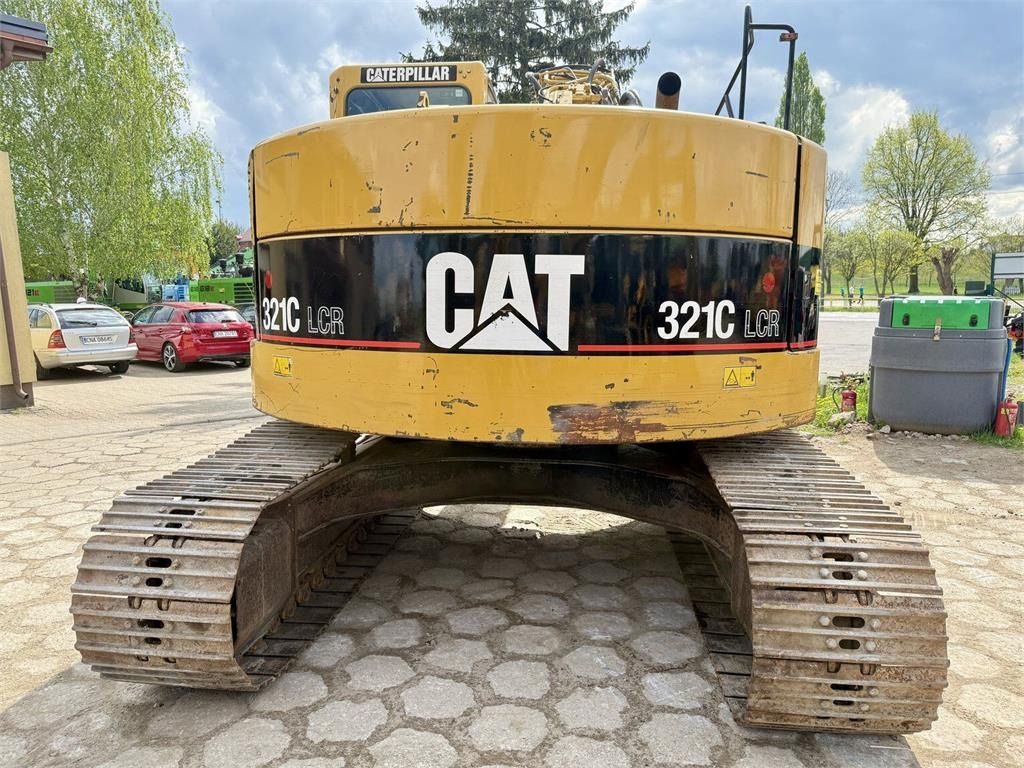 2007 Caterpillar 321C LCR crawler excavator rear view 2007 Caterpillar 321C LCR crawler excavator rear view
