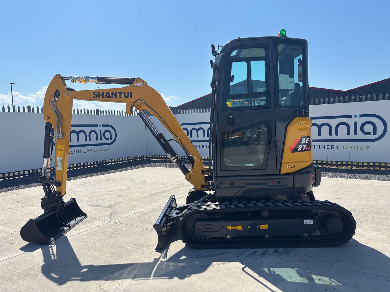 2026 Shantui SE27SR mini excavator, side view
