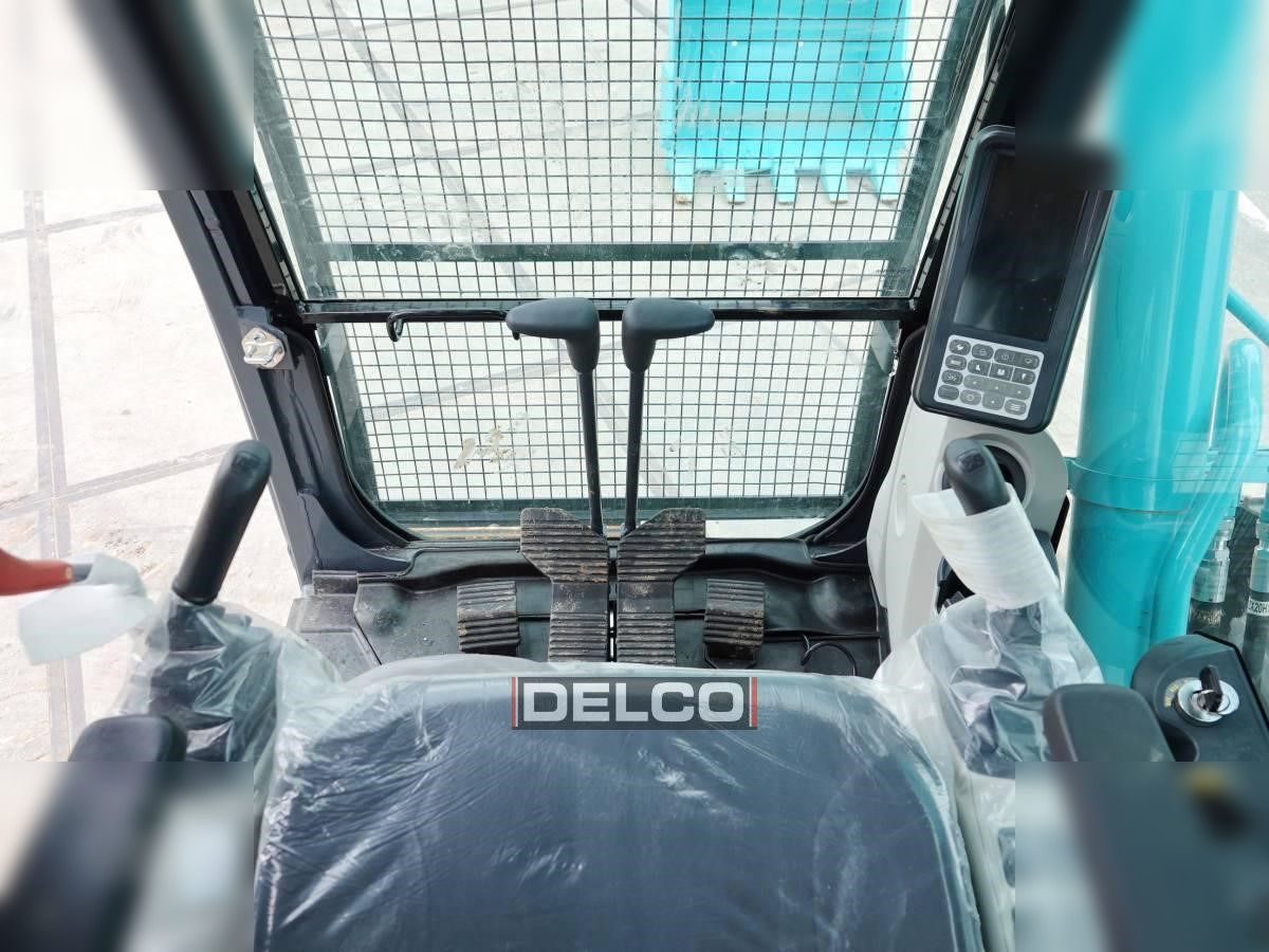 2026 Kobelco SK220 crawler excavator cab interior view 2026 Kobelco SK220 crawler excavator cab interior view