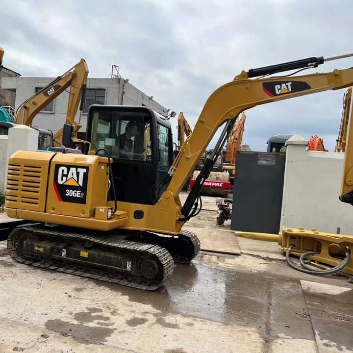 2022 Caterpillar 306E mini excavator, side view 2022 Caterpillar 306E mini excavator, side view