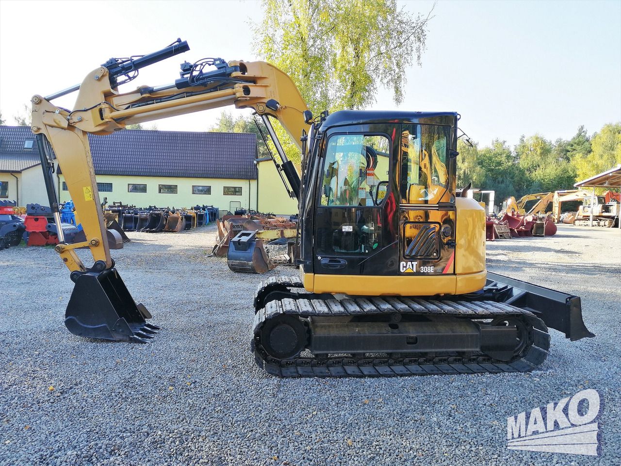 2013 Caterpillar 308E SR crawler excavator side view
