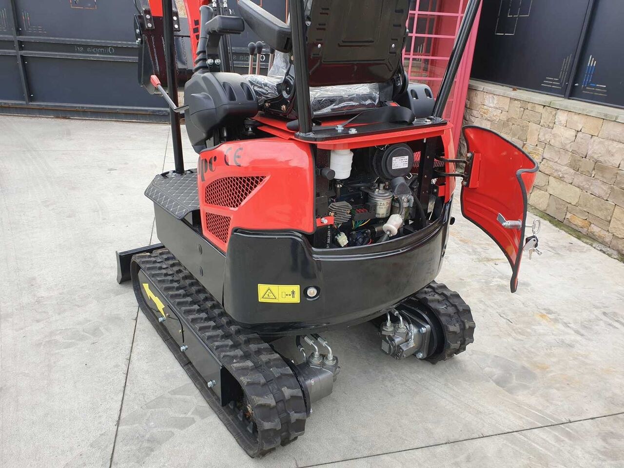 2024 Kubota HT18 mini excavator rear view