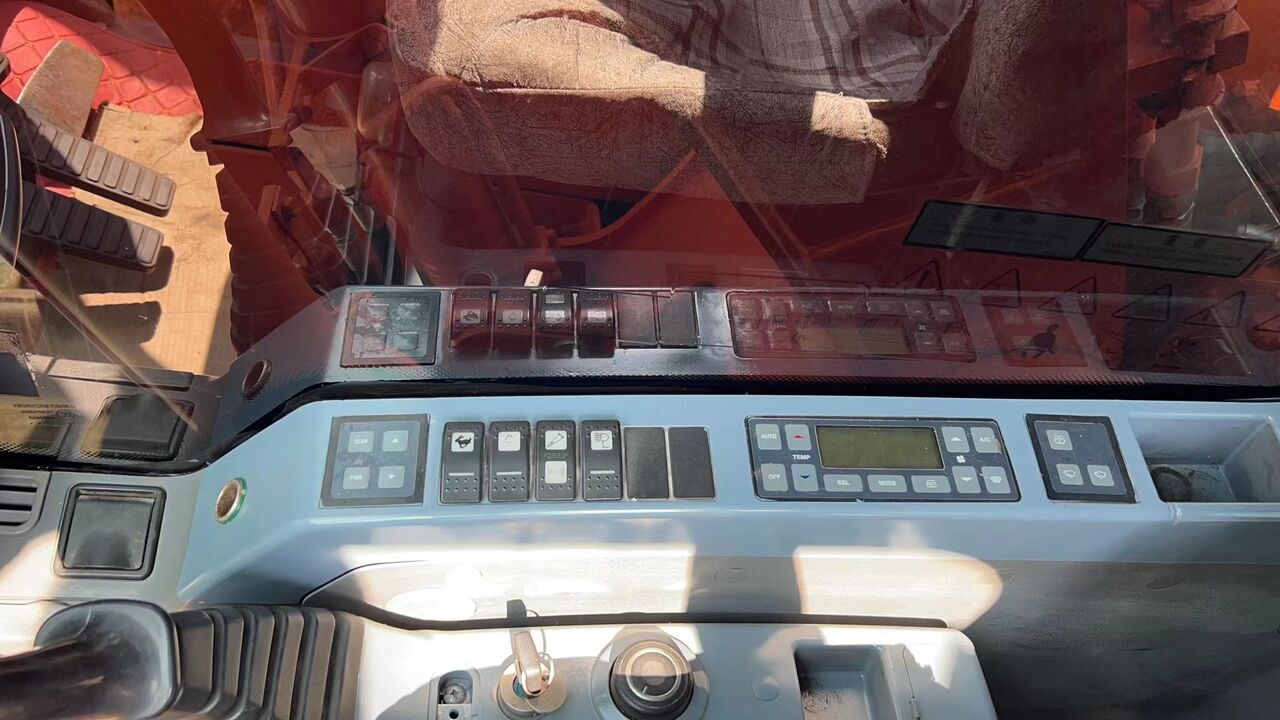 2023 Doosan DX140LC crawler excavator interior cab view
