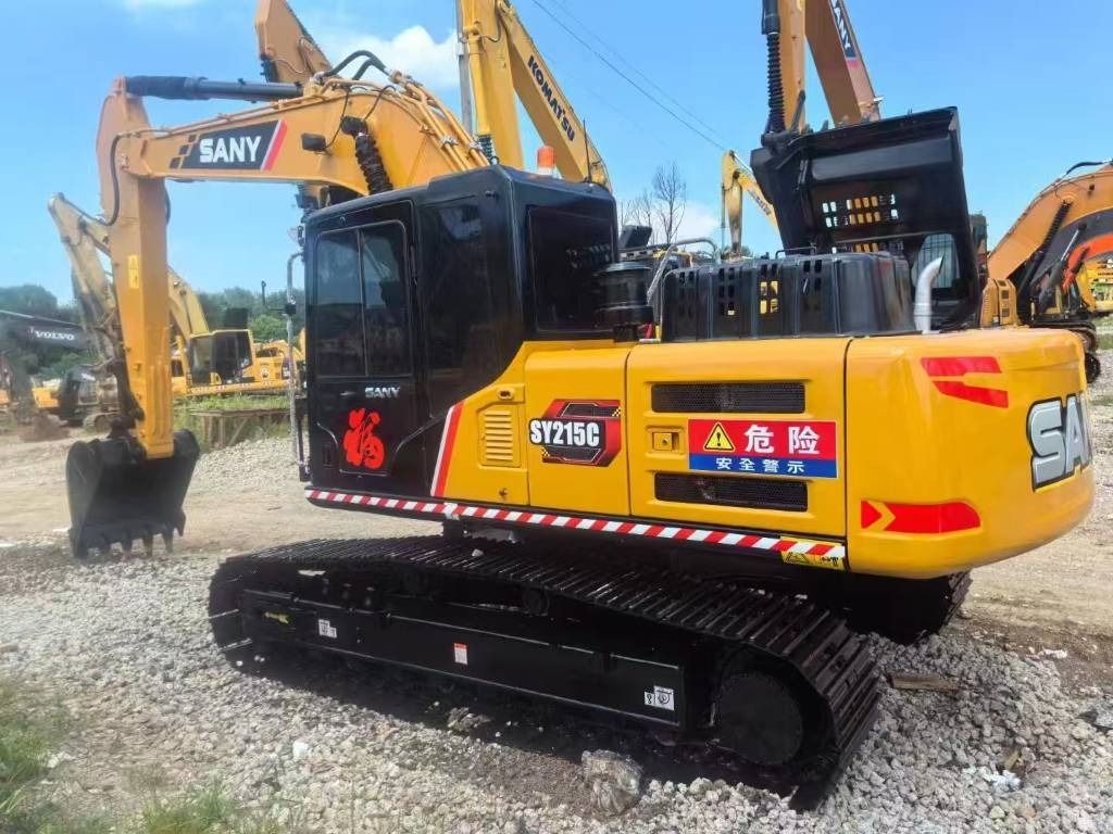 2024 Sany SY215C crawler excavator, side profile view