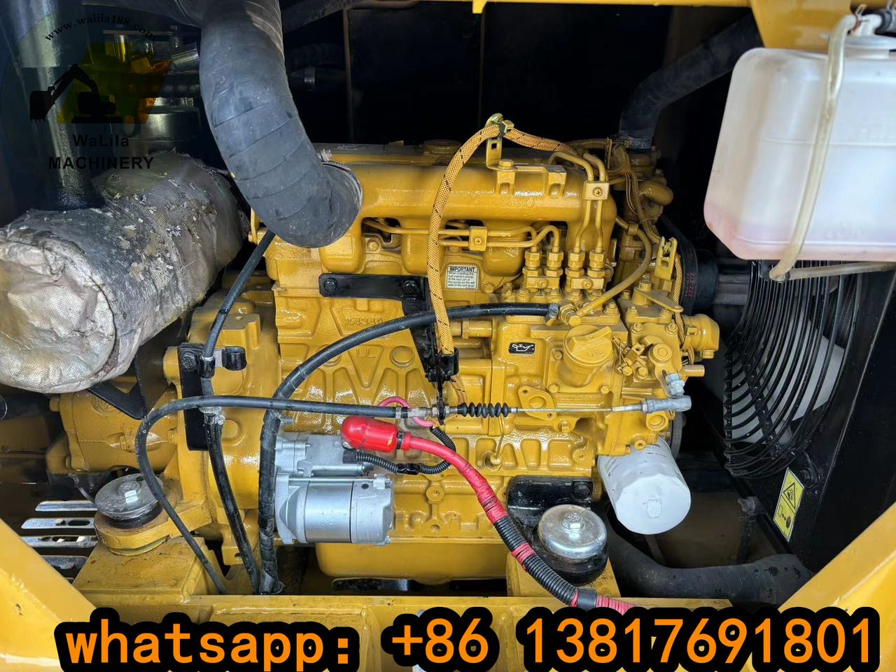 2023 Caterpillar 305.5E mini excavator engine compartment 2023 Caterpillar 305.5E mini excavator engine compartment