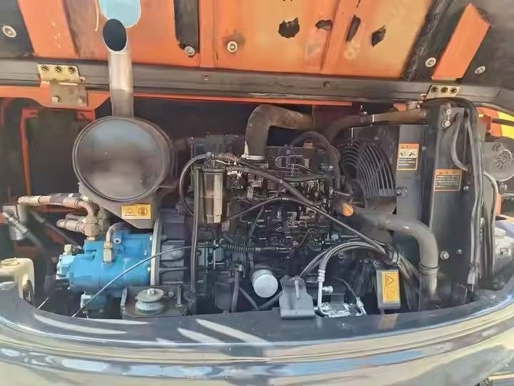 2022 Doosan DX80-9C mini excavator engine compartment view 2022 Doosan DX80-9C mini excavator engine compartment view