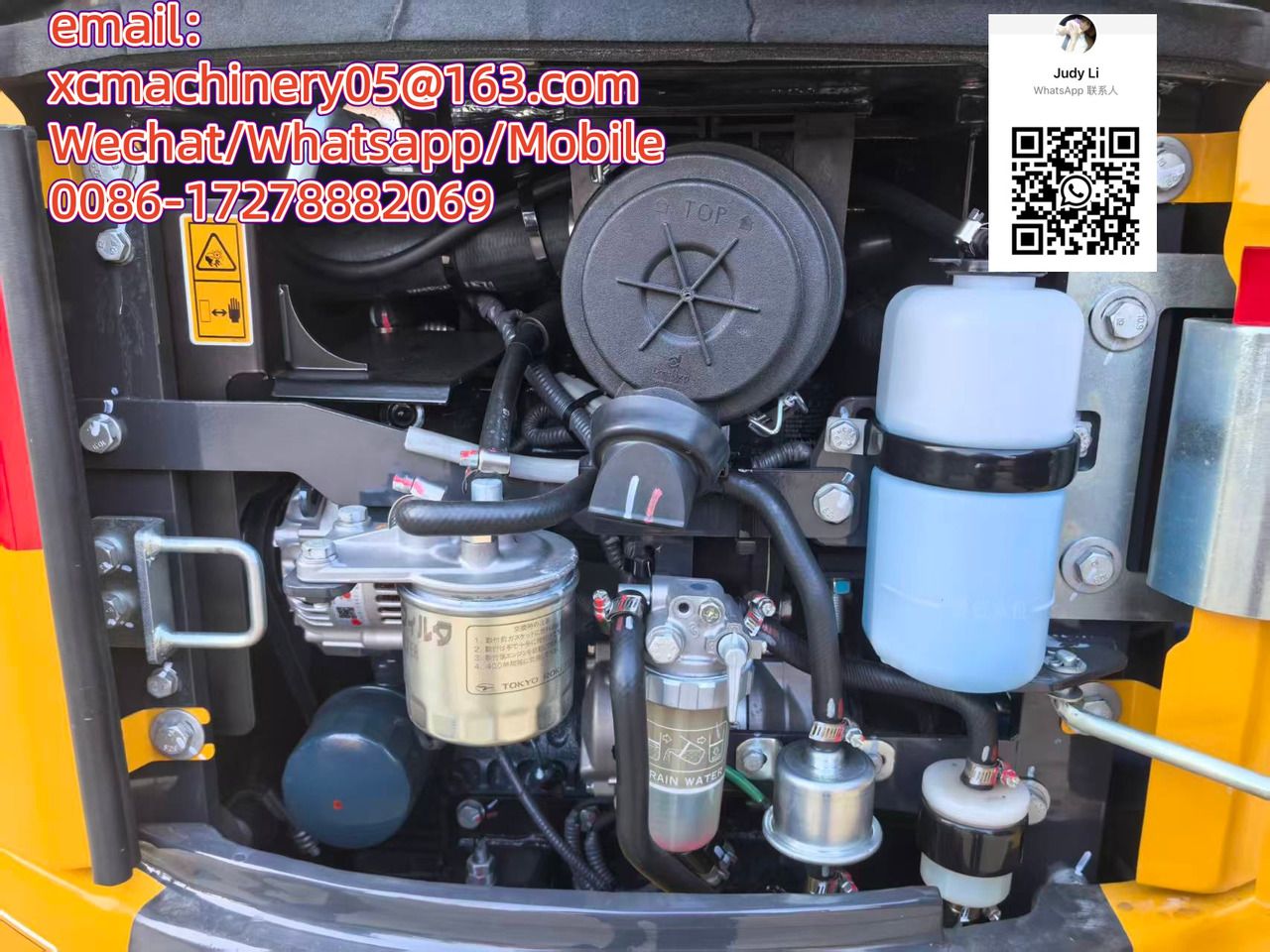 2026 LiuGong 9017F Mini Excavator engine compartment view 2026 LiuGong 9017F Mini Excavator engine compartment view