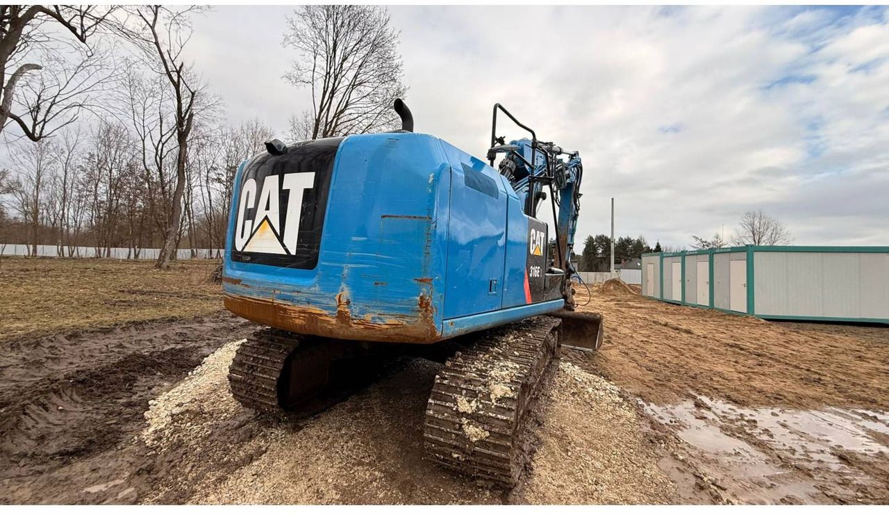 2013 Caterpillar 316EL crawler excavator rear view