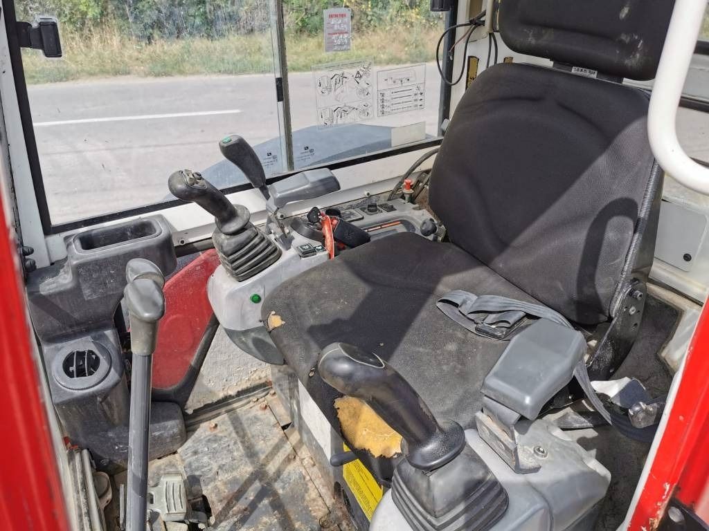 2010 Kubota U35-3 mini excavator interior cab view 2010 Kubota U35-3 mini excavator interior cab view