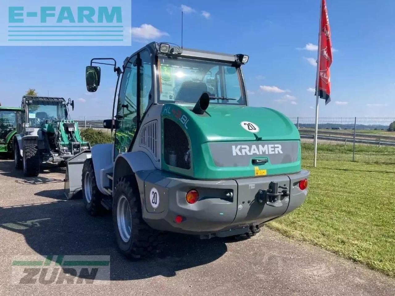 2023 Kramer KL43.8L mini excavator rear view
