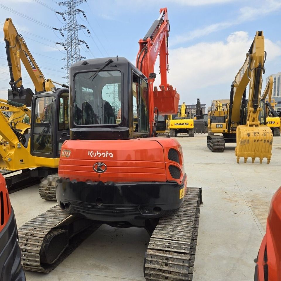 2022 Kubota KX155 mini excavator rear view 2022 Kubota KX155 mini excavator rear view