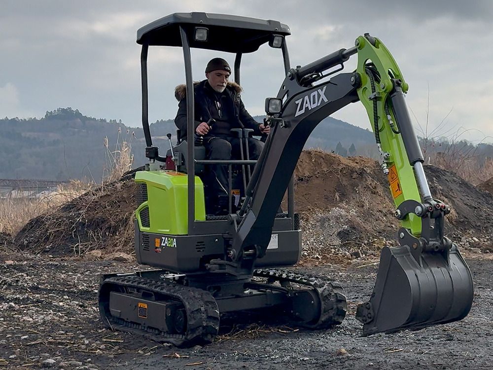 2025 Zaox ZA20A mini excavator, side view 2025 Zaox ZA20A mini excavator, side view