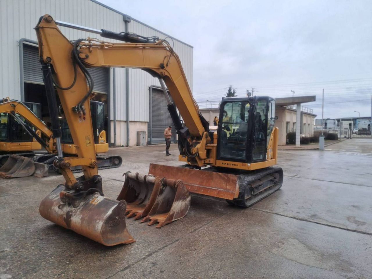 2020 Caterpillar 308-07CR crawler excavator, side view 2020 Caterpillar 308-07CR crawler excavator, side view