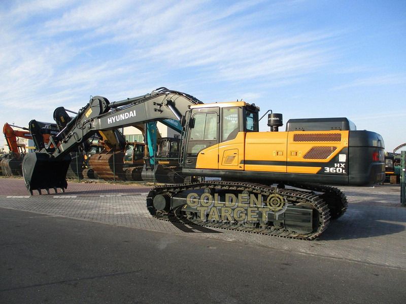 2023 Hyundai HX360L crawler excavator side view