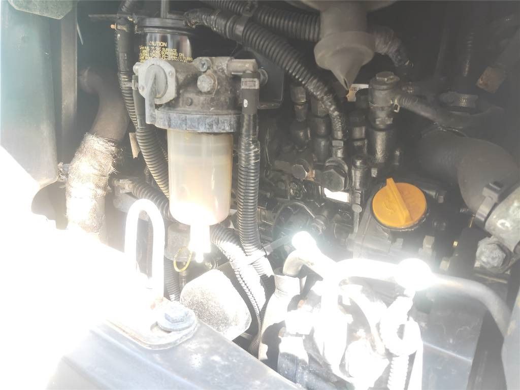 2023 Hitachi ZX30 mini excavator engine compartment detail 2023 Hitachi ZX30 mini excavator engine compartment detail