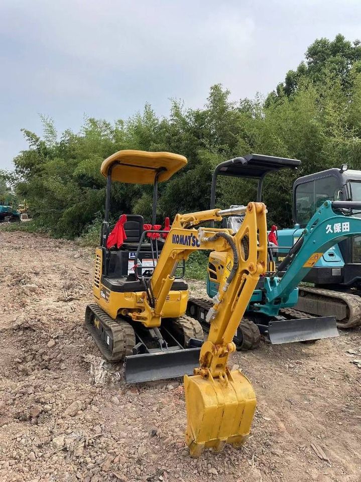 2024 Komatsu PC18MR-3 mini excavator, front three-quarter view 2024 Komatsu PC18MR-3 mini excavator, front three-quarter view