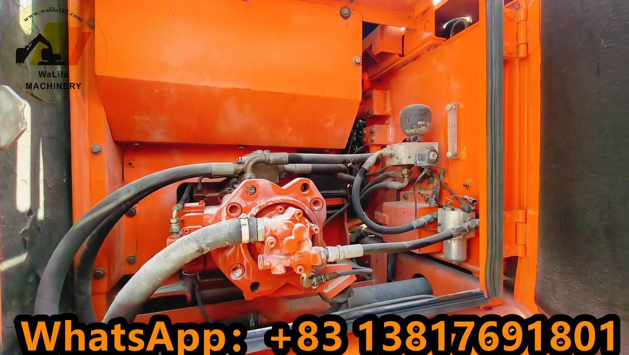 2022 Doosan DH225 crawler excavator engine compartment view