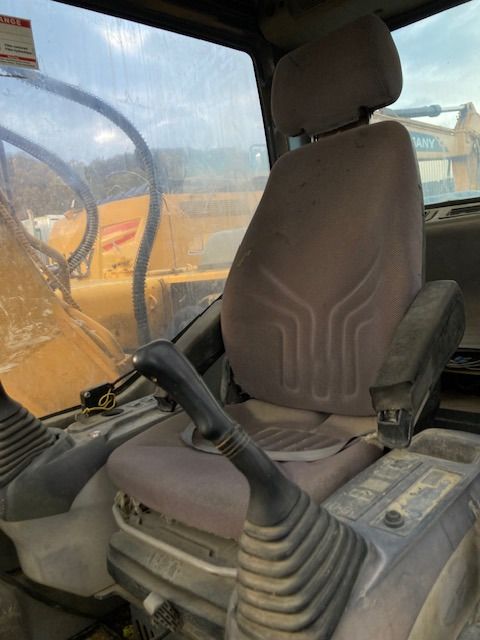 2008 Sany 135C Crawler Excavator interior cab view
