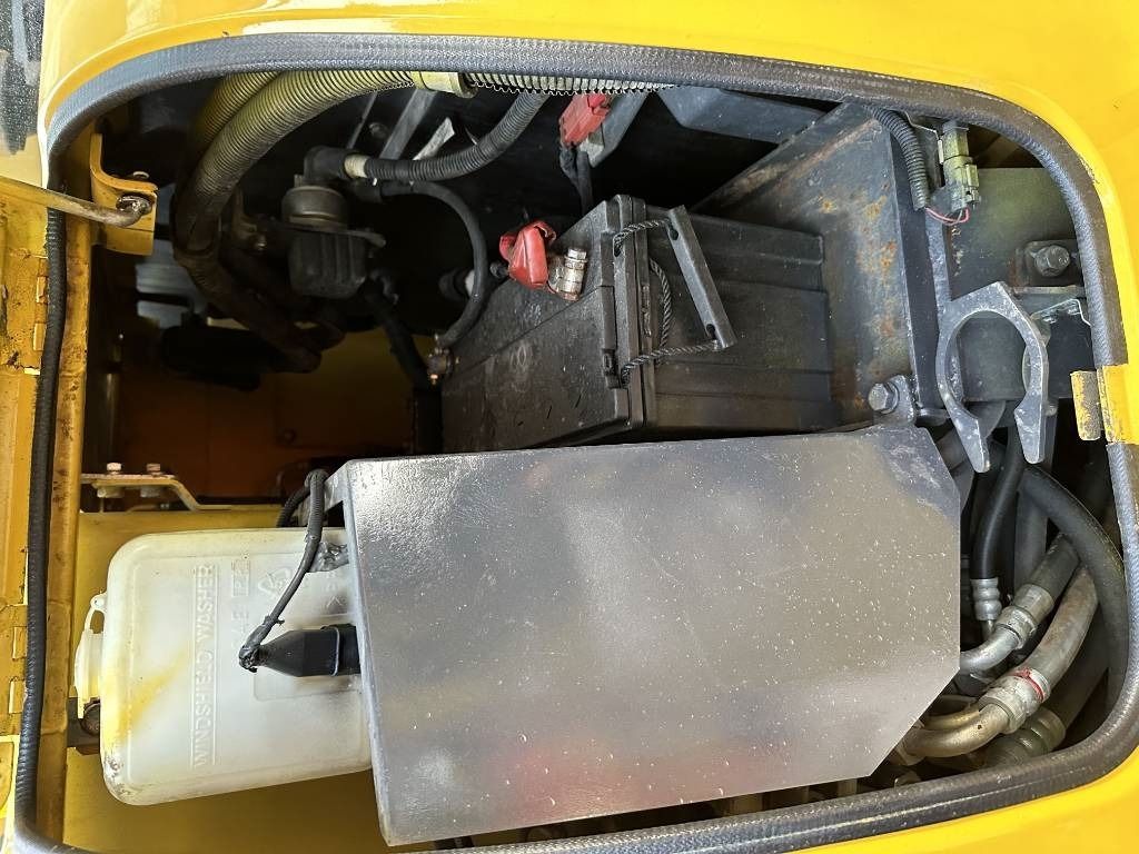 2022 Komatsu PC56-7 mini excavator engine compartment view 2022 Komatsu PC56-7 mini excavator engine compartment view