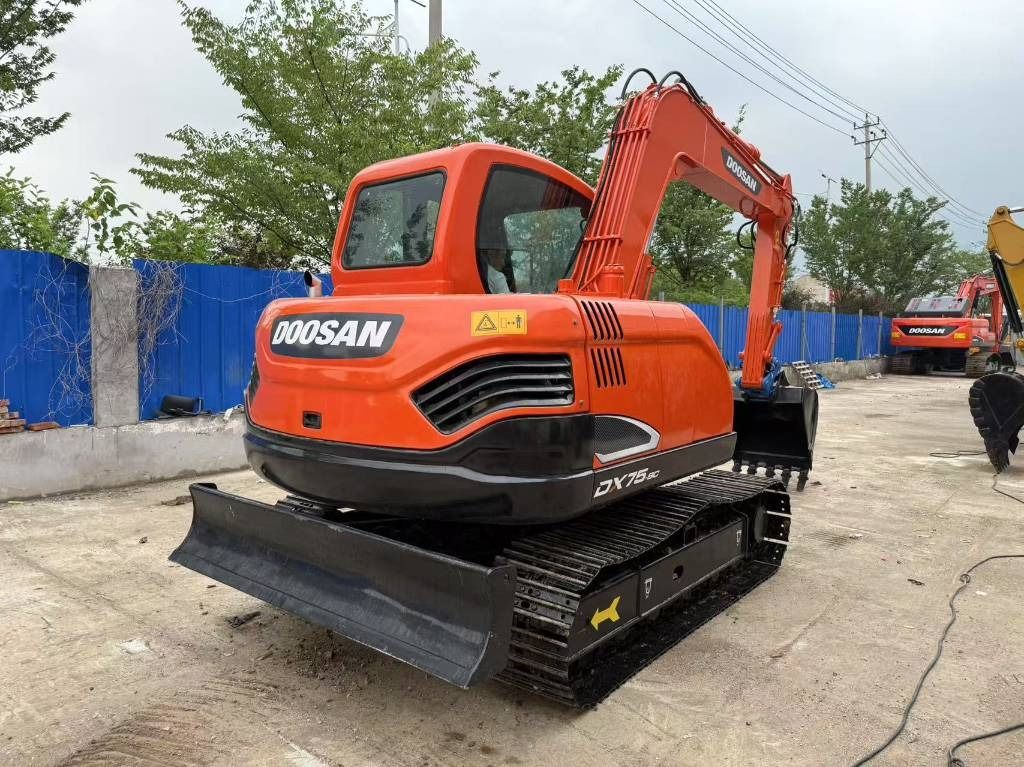 2025 Doosan DX75-9C crawler excavator rear view