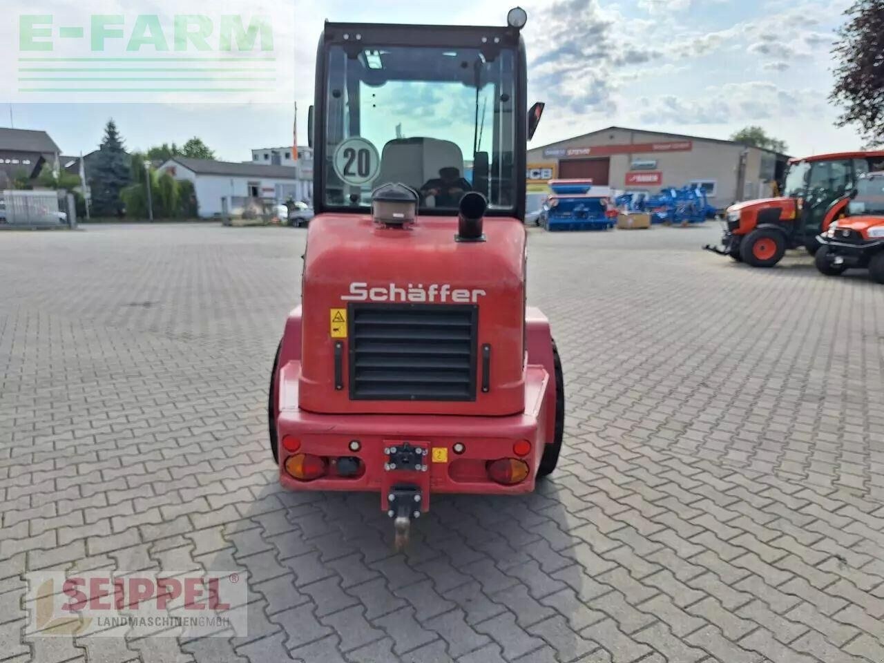 2011 Schäffer 3460 mini excavator, rear view