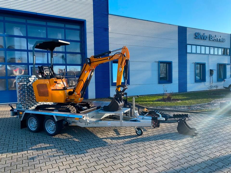 2026 Berger Kraus BK1500JS mini excavator on trailer 2026 Berger Kraus BK1500JS mini excavator on trailer