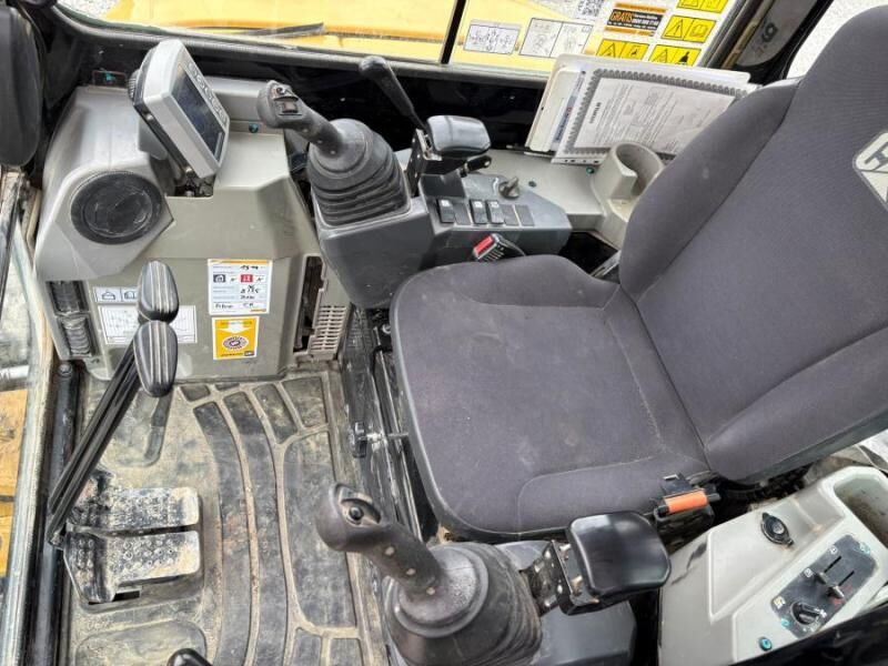 2021 Caterpillar 303.5E mini excavator interior cab view 2021 Caterpillar 303.5E mini excavator interior cab view