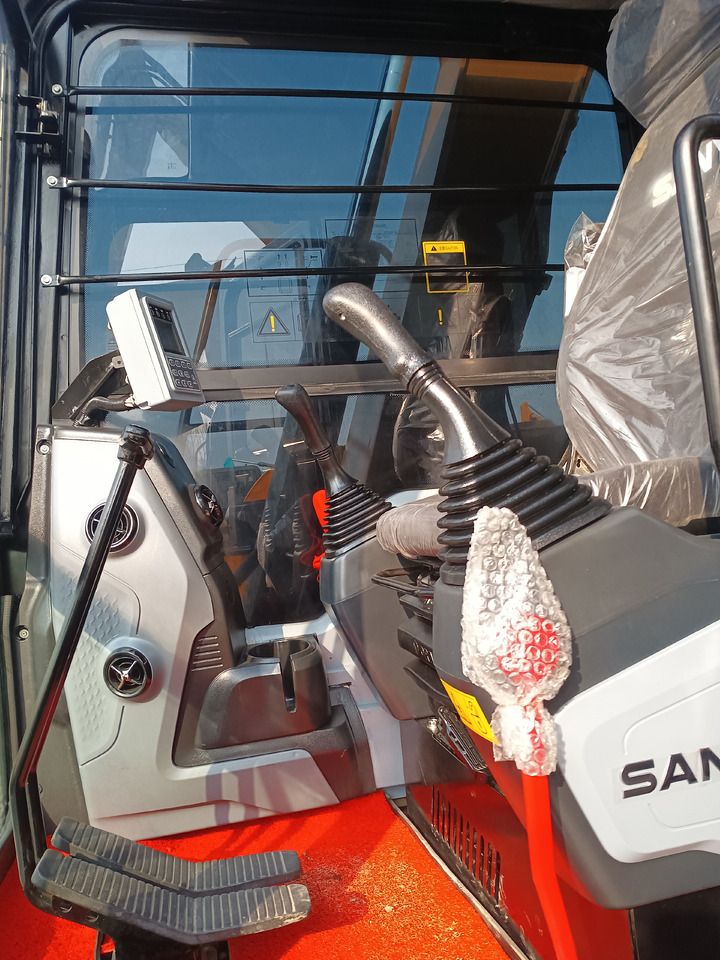 2023 Sany SY75C crawler excavator interior cab view
