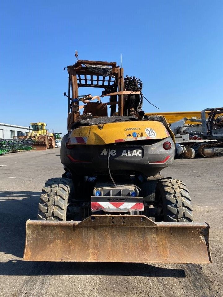 2017 Mecalac 7MWR wheel excavator, rear view 2017 Mecalac 7MWR wheel excavator, rear view