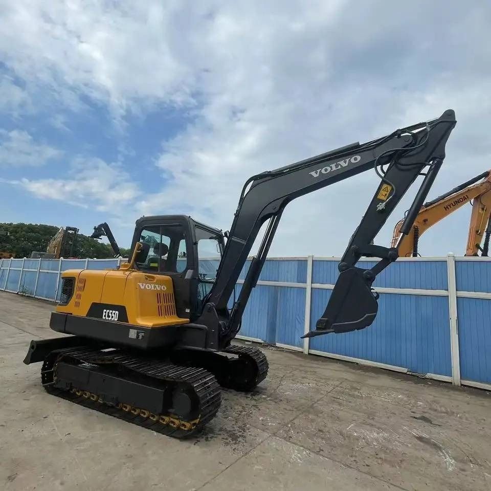 2024 Volvo EC55D mini excavator, side profile view 2024 Volvo EC55D mini excavator, side profile view