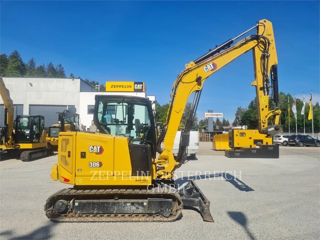2022 Caterpillar 306 CR crawler excavator, side view