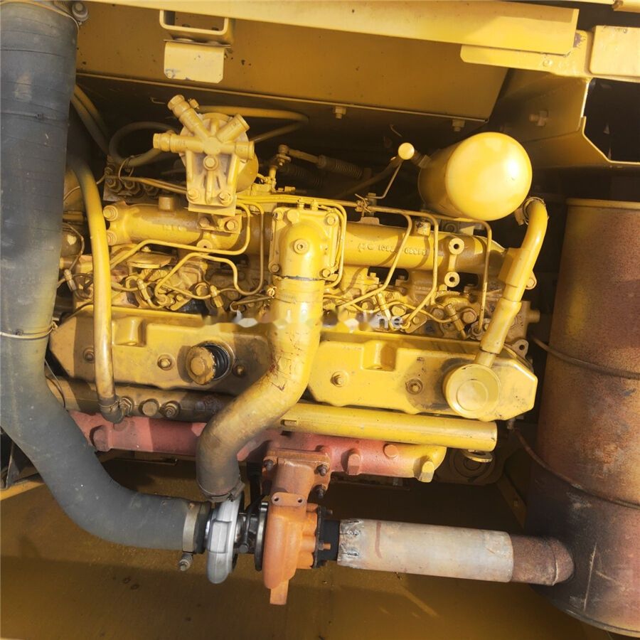 2010 Caterpillar 320C amphibious excavator engine compartment view