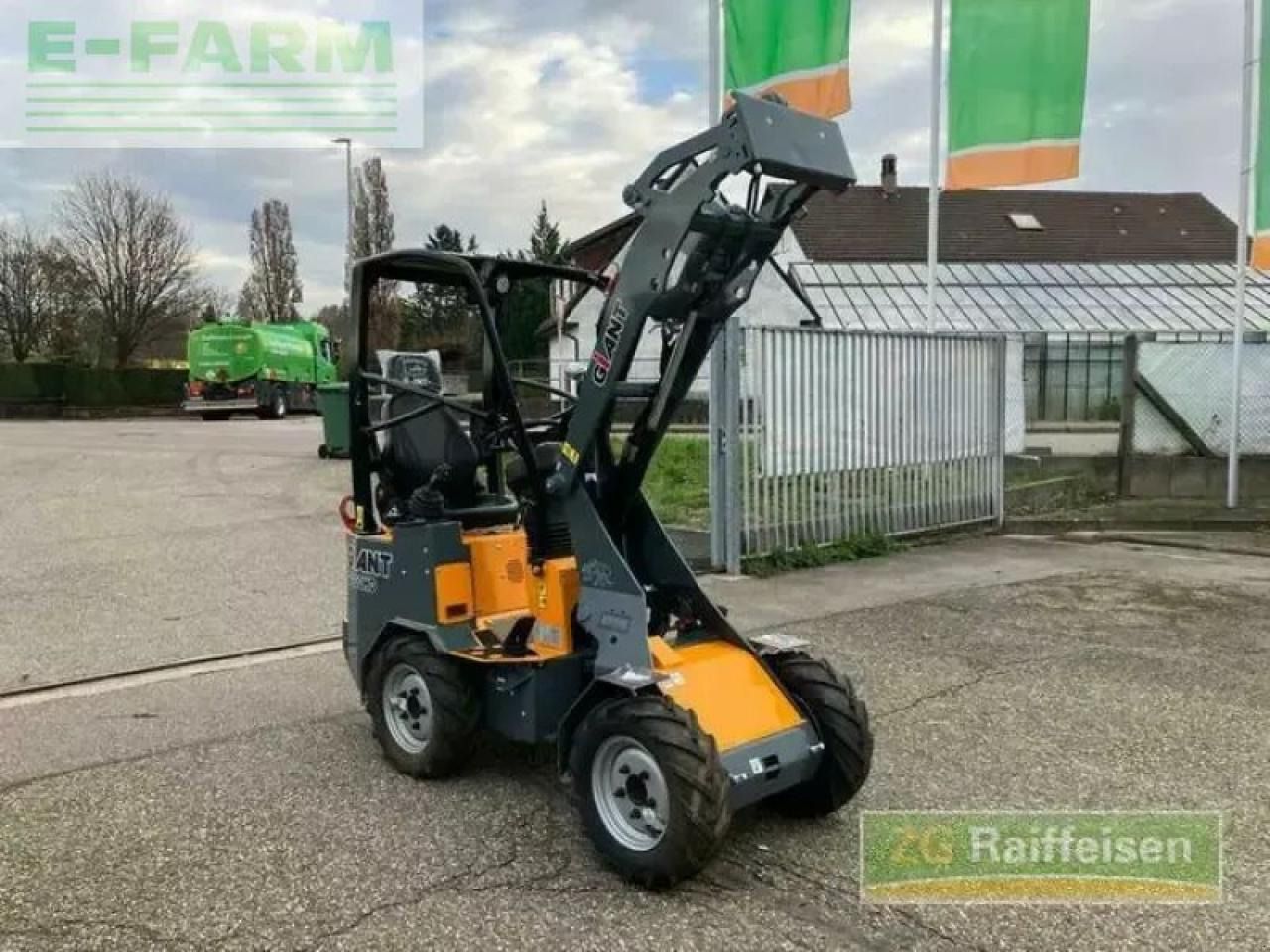 2023 Giant G1200 mini excavator, three-quarter view 2023 Giant G1200 mini excavator, three-quarter view