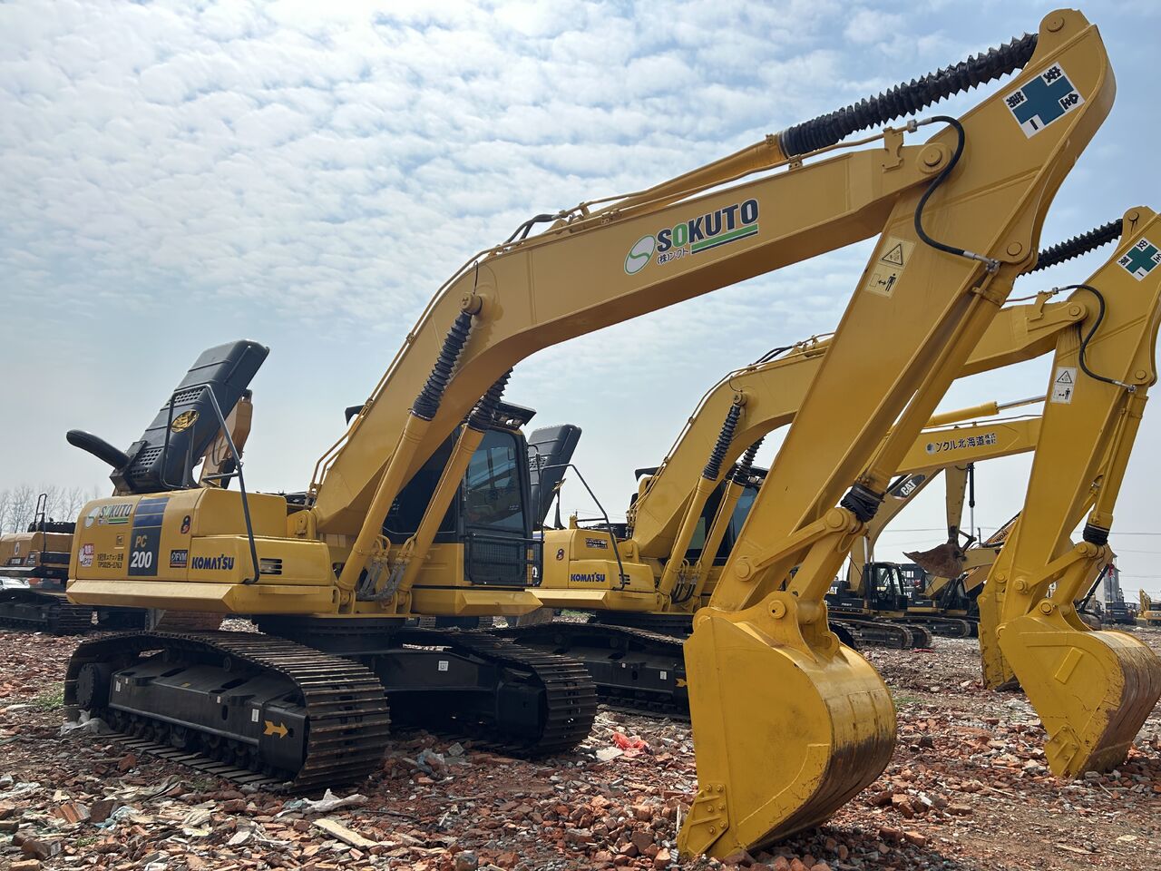 2023 Komatsu PC200-8 Raupenbagger, Seitenansicht 2023 Komatsu PC200-8 Raupenbagger, Seitenansicht