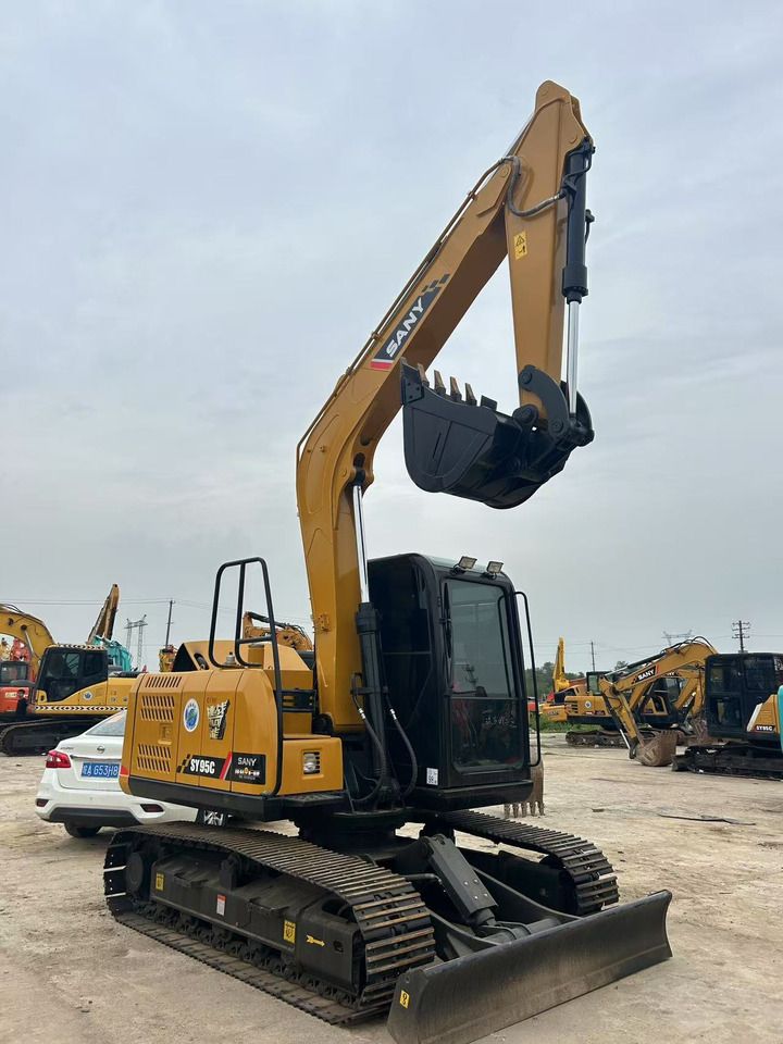 2023 Sany SY95C mini excavator, side view