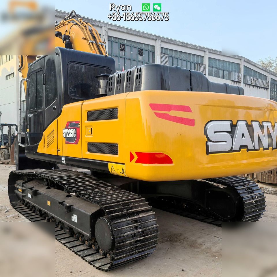 2024 Sany SY235C crawler excavator rear three-quarter view 2024 Sany SY235C crawler excavator rear three-quarter view
