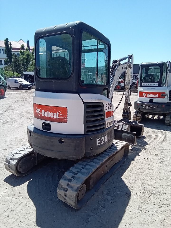 2017 Bobcat E26 crawler excavator, rear three-quarter view 2017 Bobcat E26 crawler excavator, rear three-quarter view