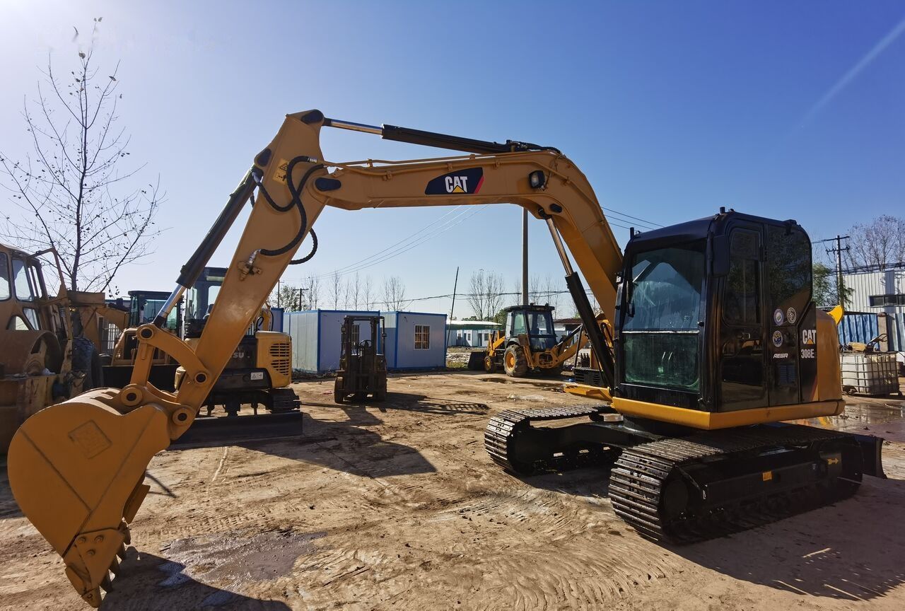 2020 Caterpillar 308E mini excavator, side profile view 2020 Caterpillar 308E mini excavator, side profile view