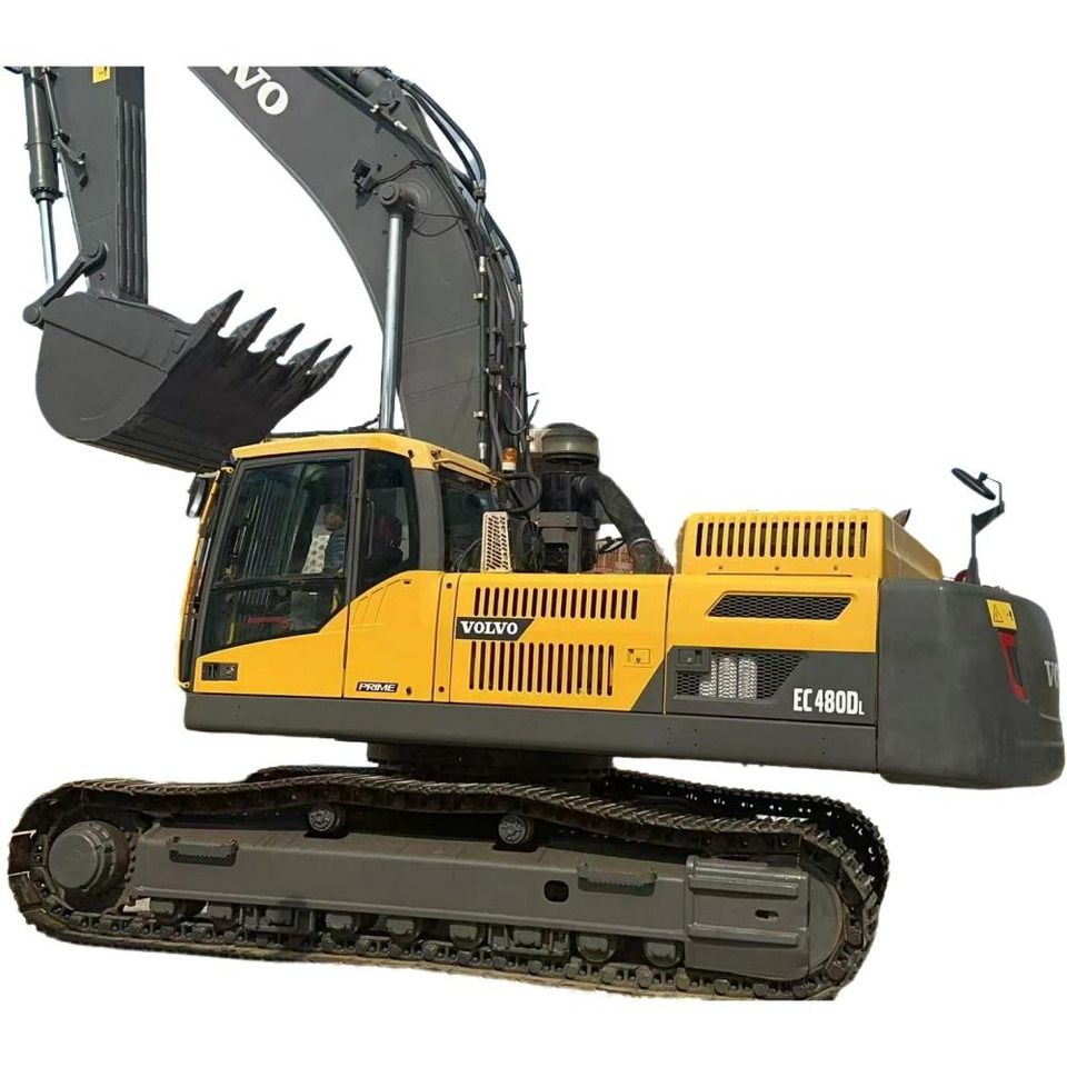 2017 Volvo EC480DL crawler excavator side view