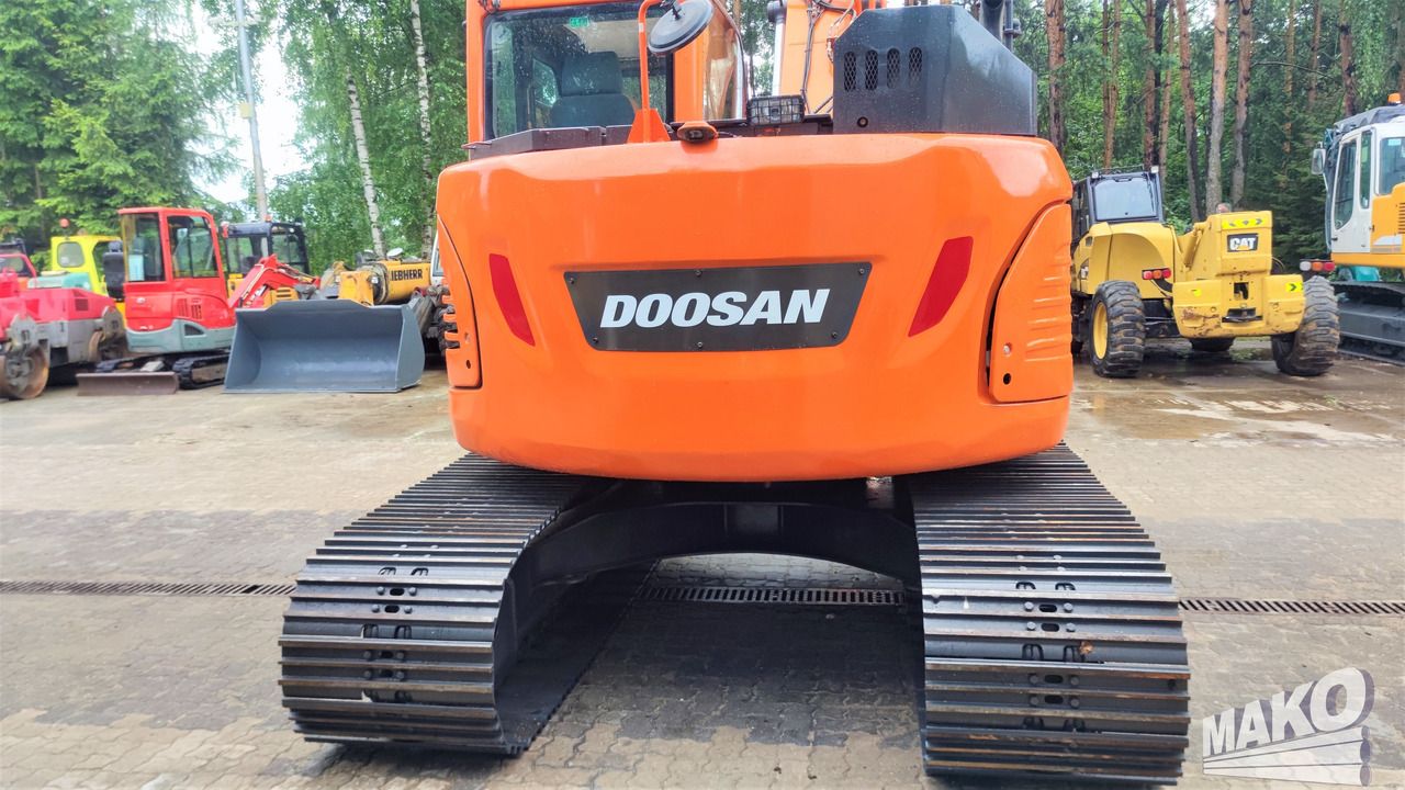 2018 Doosan DX140LCR-5 crawler excavator, rear view 2018 Doosan DX140LCR-5 crawler excavator, rear view