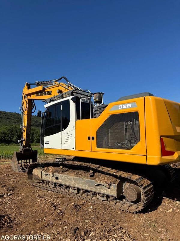 2024 Liebherr 926 excavator, rear three-quarter view 2024 Liebherr 926 excavator, rear three-quarter view