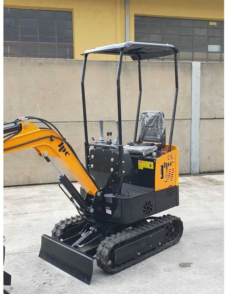 2026 JPC HT-12 mini excavator, front three-quarter view 2026 JPC HT-12 mini excavator, front three-quarter view